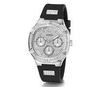 Guess Damen Armbanduhr Duchess Silicon schwarz GW0619L1