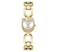 Guess Damen Armbanduhr Gia mit goldfarbenem Edelstahlarmband, 3 Bar, Größe : 22 mm, GW0683L2
