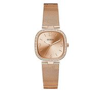 GUESS Damen-Armbanduhr GW0354L3 Analog Quarz mit Edelstahlband, Rotgold, NS, Quarzuhr