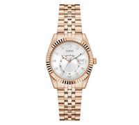 Guess Damenarmbanduhr JADA GW0936L4 – Quarz, roségoldfarbenes Edelstahlarmband, 34 mm, Datum