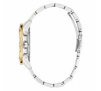 Multifunktionsuhr GUESS "MAJESTY" Armbanduhren silberfarben (silberfarben, gelbgoldfarben) Damen (97731302-0) silberfarben, gelbgoldfarben
