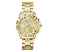 Multifunktionsuhr GUESS "MAJESTY" Armbanduhren goldfarben (gelbgoldfarben) Damen (34893355-0) gelbgoldfarben
