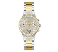 Guess Damen Uhr Armbanduhr Multifunktion MOONLIGHT GW0320L7 Edelstahl bicolor