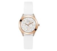 GUESS Damen Analog Quarz Uhr mit Silikon Armband GW0381L3