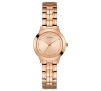 Guess Damen Analog Quarz Uhr mit Edelstahl Armband W0647L6
