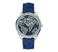 Guess Damen-Armbanduhr XL Analog Quarz Leder W0504L1