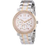 Guess Damen-Armbanduhr XS Analog Quarz Edelstahl beschichtet W0305L3