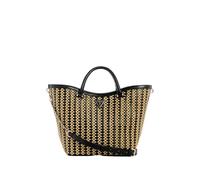 GUESS Damen Atalia Tote Tragetasche, Natur/schwarz