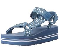 Guess Keilsandale Avin Damen blau-weißer Denim Größe 40 EU