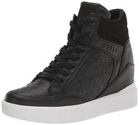 GUESS Damen Blairin Sneaker, Schwarzes Logo, 40 EU