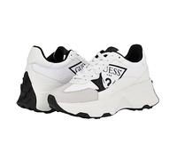 Guess Damen Calebb Sneaker, Weiß/Schwarz 144, 36 EU