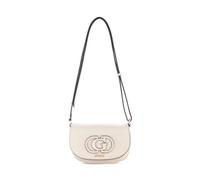 GUESS Calebra Mini Convertible Xbody Flap Bag Creme White
