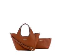 GUESS Handtasche Calista 2-in-1 Mini Tote Lederimitat Caramel Damen