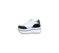 Guess Damen Camrio Sneaker, Weiß/Schwarz Logo 142, 37 EU