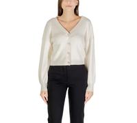 Guess Damen Cardigan Beiger V-Ausschnitt mit Knöpfen 488198 - Größe: M