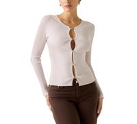 GUESS Damen-Cardigan ES26GU05 W6RR35Z0132 JBLK, Wind Cloud, S