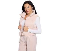 GUESS Damen Chris Sleeveless Puffer Crop Jacket Jacke, Dolly Pink, XL