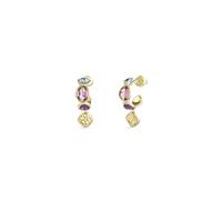 Guess Damen-Creolen Multi Crystals Ohrringe Goldfarben JUBE05571JWYGMCT/U