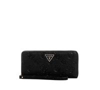 Guess Damen Cresidia Around Large Zip Wallet Clutch, Schwarz, Einheitsgröße