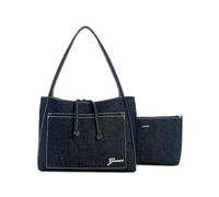 GUESS Damen Damira 2-in-1 Tragetasche, Schultertasche, Dunkles Denim