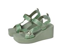 GUESS Damen Dawsin Sandale, Mint 330, 41 EU