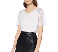 Guess Damen Demetra Top T-Shirt Not Applicable, Bianco, M