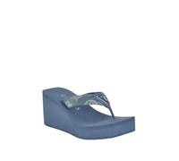 GUESS Damen Demmey Keilsandalen, Denim Blue 400, 38.5 EU
