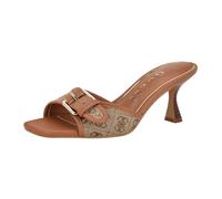 GUESS Damen Dista Sandale mit Absatz, Beige/Braun 210, 38 EU