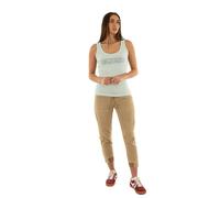 GUESS Damen Eco ärmelloses verziertes Logo Tank Top, Misty Teal, Klein