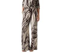 Guess Marlenehose Bastienne – Eco, weites Bein, Wild Escape Print, Braun, Größe L