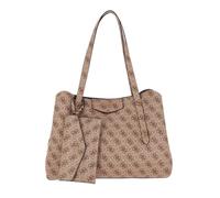 Guess Damen ECO Brenton GIRLFRIE Tasche, Latte Logo
