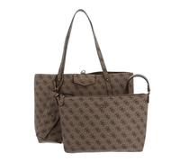 Guess Damen Eco Brenton Tragetasche, Shopper eco brenton 4g logo, HWESB839023-LTL, Latte-Logo, Einheitsgröße