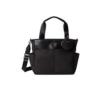 GUESS Damen Eco Gemma Reisetasche, Tragetasche, Schwarz