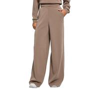 GUESS Damen Eco Olympe Wide Leg Pants Hose, Praline, M