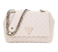 GUESS Damen Eco Rianee Convertible Crossbody Flap Umhängetasche, Stein