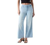 GUESS Damen Eco Zoya Weites Bein Crop, Colonial Light, 27