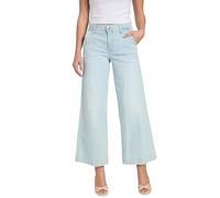 Guess Damen Eco Zoya Weites Bein Crop, Nuage Light, 28