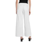 Guess Damen Eco Zoya Weites Bein Crop, Reines Weiß, 28