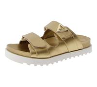 GUESS Damen Fabula Flat Sandal, Gold 710, 37.5 EU