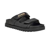 GUESS Damen Fabulon Flache Sandale, Schwarz 001, 41 EU