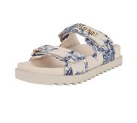 GUESS Damen Fabulon Sandale, Hellblau Saffiano 451, 38.5 EU