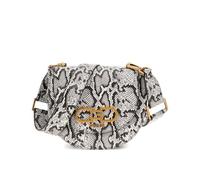 GUESS Damen Fleet Saddle Crossbody, Mini-Umhängetasche, Natürlich