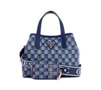 GUESS Damen G Wave Tote Mini-Tragetasche, Blaues Logo