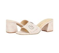 GUESS Damen Gallai Sandale mit Absatz, Ivory 151, 38.5 EU