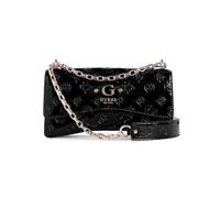 GUESS Damen Gerty Umwandelbare Crossbody-Klappe Umhängetasche, Schwarz