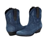 GUESS Damen Ginette Stiefelette, Blue Denim 420, 36 EU