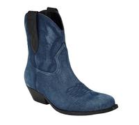 GUESS Damen Ginette Stiefelette, Blue Denim 420, 37 EU