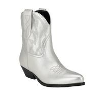 GUESS Damen Ginette Stiefelette, Silber 040, 35 EU