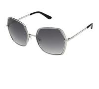 GUESS Damen GU7721 Sonnenbrille, shiny light nickeltin, 60