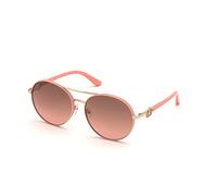 GUESS Damen GU7791-S Sonnenbrille, Gold, 62